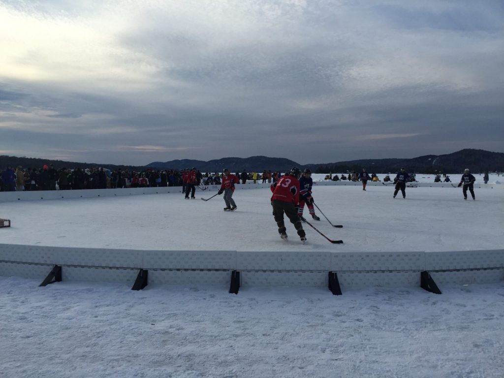 adirondack ice bowl hockey game