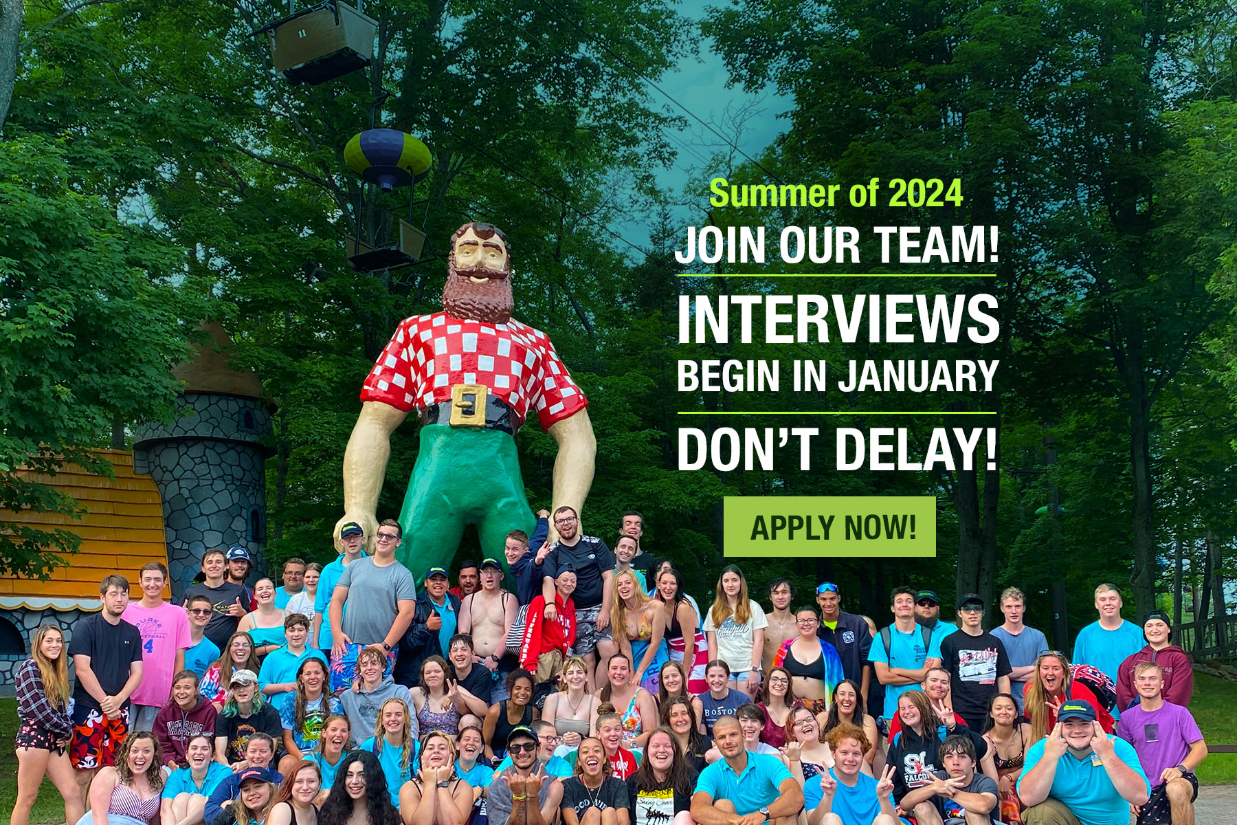 Now Hiring at Water Safari Resort! Experience Old NY